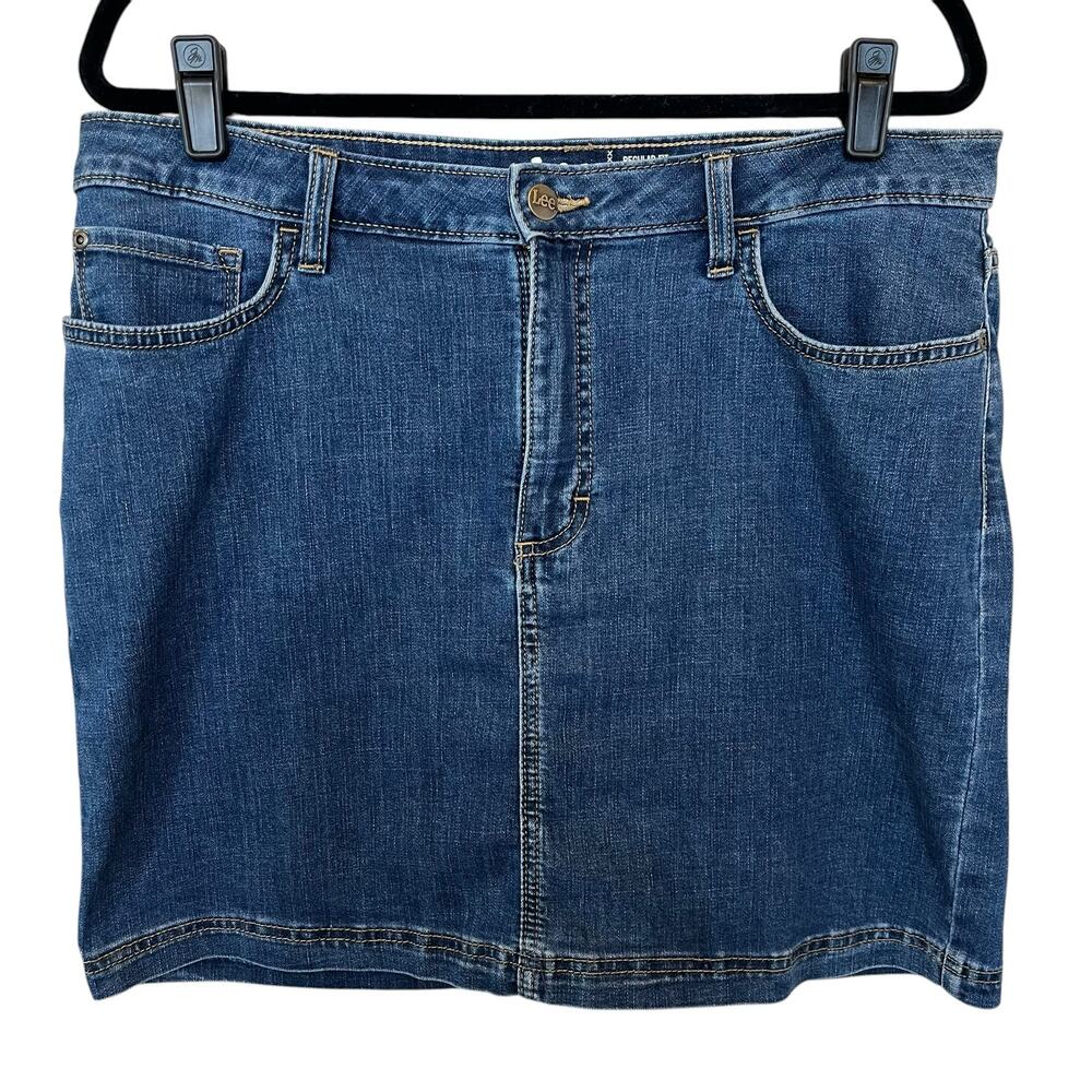 Lee Denim Jean Skort Women's Size 16 Blue